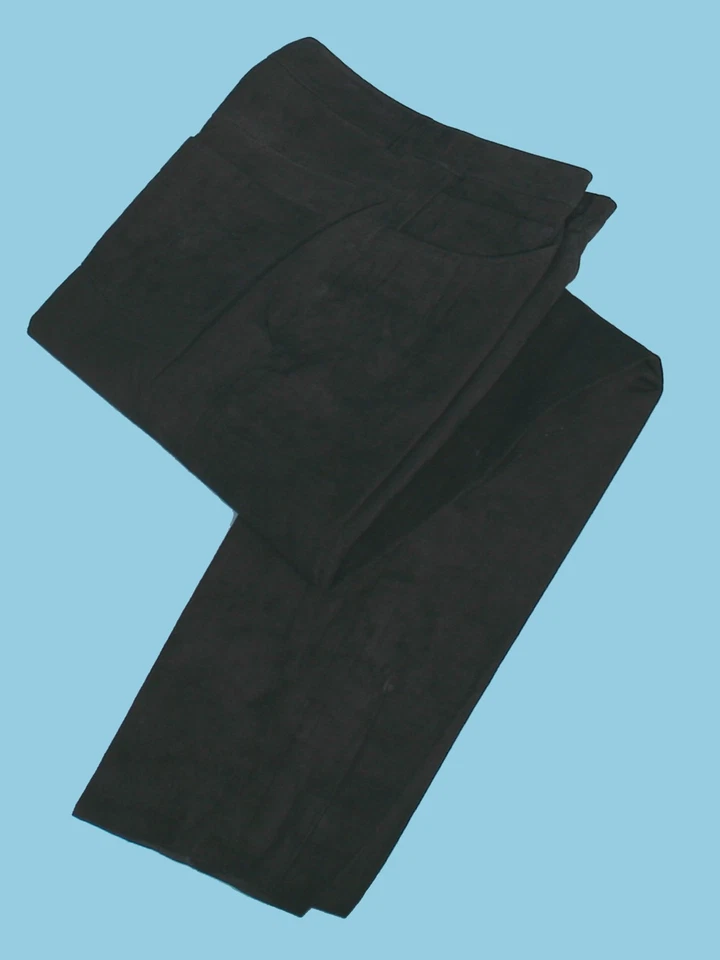 Pantalones de cuero negro estilo jean Scully para mujer 6 Foto 1 de 1