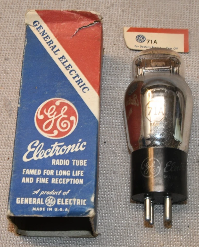 GE 71A ST STyle Vacuum Tube In Original Box - Image 1 of 1