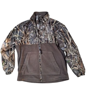 Drake Waterfowl MST Guardian Flex Sherpa Fleece Eqwader Full Zip Jacket Kid 14 - Picture 1 of 8