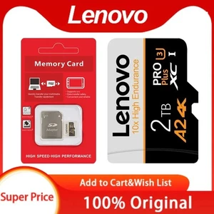 High Speed Lenovo Memory Card 1tb 2tb Micro Sd Card Class 10 Xc Tf Card Adapter - Picture 1 of 20
