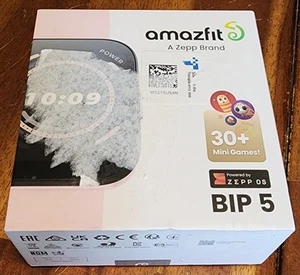Amazfit Bip 5 Smartwatch and Fitness Tracker - Pastel Pink New In Open Box - Picture 1 of 6