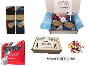 Golf Gift Sets Socks Balls Presents, Fathers Day, Birthdays Srixon  Society's - Picture 1 of 11