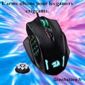 souris Redragon haute précision gaming pour MMO /pour FPS/rétroéclairage - Afbeelding 1 van 11
