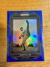 2023 Panini Prizm Bob Feller Blue Prizm Version Card /149