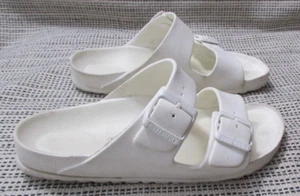 Sandalias para mujer Birkenstock Arizona Eva blancas talla 7 - Imagen 1 de 7