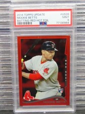 2014 Topps Update Mookie Betts Red Hot Foil SP Rookie RC #US-26 PSA 9 Red Sox