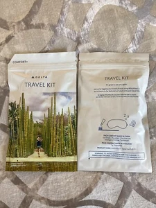NWOT Delta Airlines Travel Kit Lot Of 2 - Picture 1 of 2