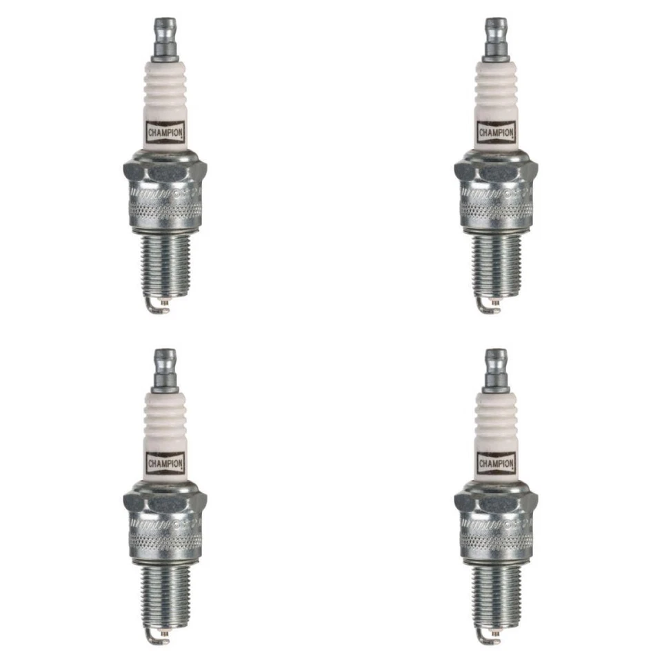 Set of 4 Champion Spark Plug 3322 for Yugo Suzuki Subaru Plymouth GVX 1964-2005 - Image 1 of 2