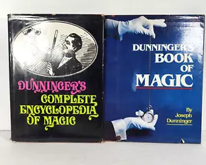 2 Magic Books Joseph Dunningers Complete Encyclopedia of Magic & Book Of Magic - Picture 1 of 16