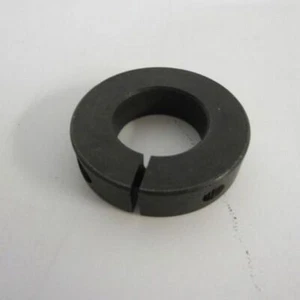 BOSTON GEAR CSC112 Shaft Collar - One Piece - Split, Steel - Zinc Plated, Plain - Picture 1 of 2