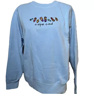 Felpa vintage anni '90 -xl - donna Cape Cod cotone ricamato spiaggia - Foto 1 di 6