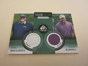 Colin Montgomerie/Graeme McDowell 2014 SP Juego Usado Tour Gear Dual #TG2CG PGA - Imagen 1 de 2