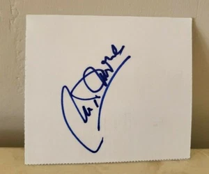 VIC DAMONE MUSIC LEGEND SIGNED AUTOGRAPHED PAPER CUT 3X4 AUTHENTIC RARE - Imagen 1 de 1