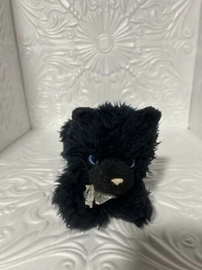 HTF-Aurora Flopsies Inky Il Gatto Peluche Animale Carino 16" - Foto 1 di 21