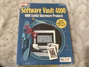 Macintosh CD-Rom Software VAULT 4000 Mac New Sealed MACSOFT VERY RARE - Picture 1 of 6