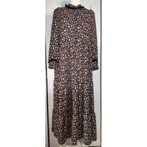 NWT Levi's Farah Midi Dress Women's Sz S Prairie Peasant Lace Details Floral - Picture 1 of 5
