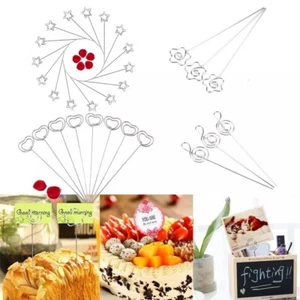 4/8Pcs Metal Wires Photo DIY Card Picture Memo Paper Note Display Clip Holder US - Picture 1 of 19