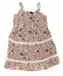 Girls Pink Flower Strap Dress size XL (14/16) - NWT - Art Class - Picture 1 of 1