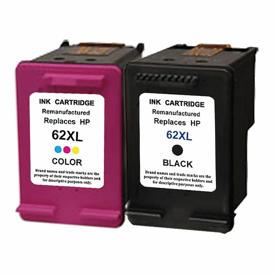 For HP 62XL INKJET CARTRIDGE HIGH YIELD COMBO PACK ENVY 5540 5640 - Image 1 of 1