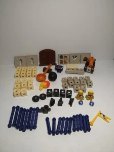 Fisher Price Trio Building Blocks Lot of 80+ From P6839 King's Gatehouse  - Picture 1 of 9