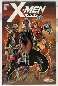 X-MEN GOLD #1 Cover A 2017 SIGNED by J. SCOTT CAMPBELL w/CoA NM/NM+ - Picture 1 of 12