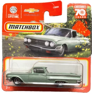 Chevrolet camioneta Matchbox 1960 Chevy El Camino 29/100 2023 HLC72 1:64 modelo de coche - Imagen 1 de 9