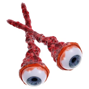 2pcs Fake Ripped Out Eyeball Halloween Scary Realistic Fake Eye Balls Prop - Picture 1 of 12