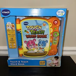 VTECH TOUCH & TEACH WORD BOOK INTERACTIVE EDUCATIONAL TOY BABY/TODDLER BRAND NEW - Picture 1 of 4