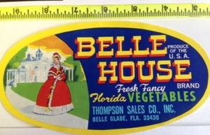PRODURRE ETICHETTA CASSA "BELLE HOUSE" VERDURE - Foto 1 di 1