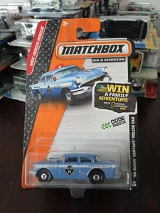 Matchbox 1956 Buick Century Police Car - Picture 1 of 3