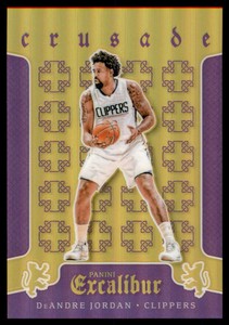 2015-16 Panini Excalibur Crusade Purple #62 DeAndre Jordan /60