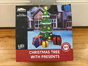 NEW Joiedomi 7 Foot Inflatable LED Christmas Tree with Presents Holiday Outdoor - Picture 1 of 12