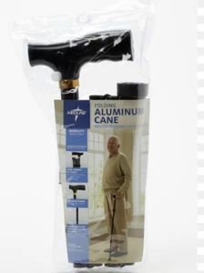 MEDLINE CANNA E MARSUPIO ALLUMINIO PIEGHEVOLE NUOVO OTTIMO PER VIAGGIARE O TENERE IN AUTO - Foto 1 di 4