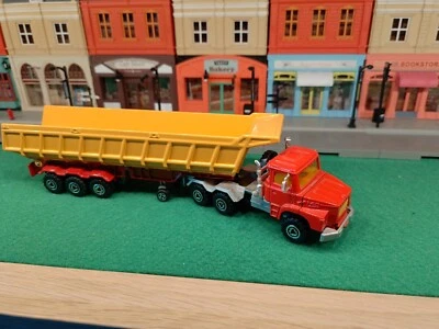 Majorette Scania 140 Camion Edilizia Ribaltabile Scala 1:60 - Immagine 1 di 4