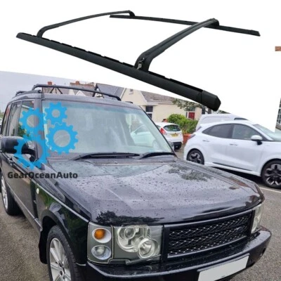 2PC Roof Rails +2PC Cross Bars Fits For Land Rover Range Rover L322 2003-2012 - Image 1 of 4