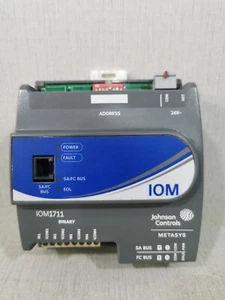 JOHNSON CONTROLS METASYS IOM1711 MODULE MS-IOM1711-0 REV D Ver 5.1.3 - W/O ACCS. - Picture 1 of 7