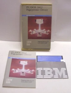 IBM PC/DOS 3812 Printer Driver for IBM PC, IBM XT, IBM AT - RARE Dealer DEMO - Picture 1 of 2