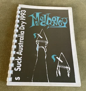 Official Collectors MUDHONEY Suck Australia Dry 1993 Tour Itinerary - Picture 1 of 1