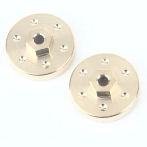 LCX Brass Axle Counter Weight Wheel Hex 6.4g/pcs Upgrades Parts for Axial SCX24 - Picture 1 of 10