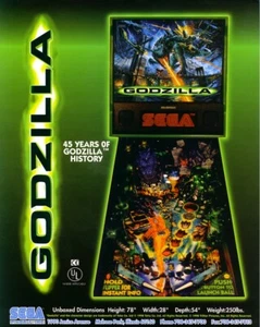 Pinball ROM SOUND SET (5 chips) Sega Godzilla  - Picture 1 of 1