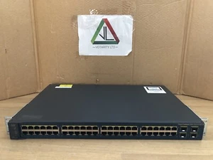 Cisco 3560V2-48PS-S + IOS 15 & Halterungen Cisco WS-C3560V2-48PS-S Switch - inkl. MwSt. - Bild 1 von 7