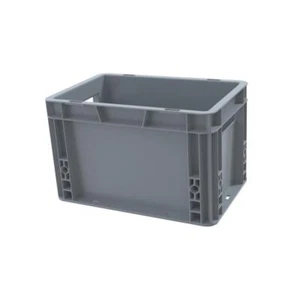 Cassetta in plastica sovrapponibile 7 Lt, 300 L x 200 P x 170 H mm, per alimenti - Foto 1 di 4