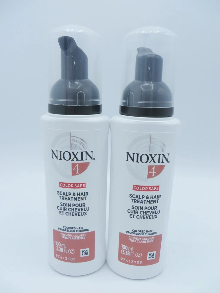 Nioxin System 4 Scalp Hair Thickening Treatment | Serum for Colored or Damaged