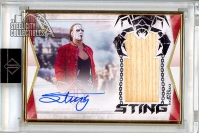 Sting 2020 Topps WWE Transcendent Collection Autograph Bat Relic - Image 1 of 2