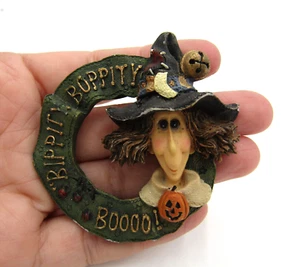 Vintage BOYDS Bär Brosche Anstecknadel Halloween Hexe Bippity Boppity Boo  - Bild 1 von 7
