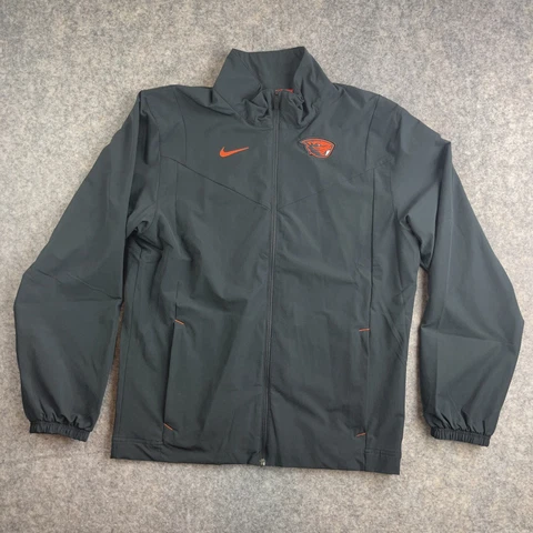 Nike Oregon State Beavers On Field Zip Up jacket Men’s Small DC6533-010 Football Cover