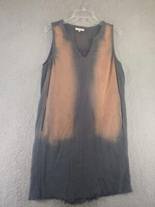 Mystree Dress Large Womens Sleeveless Pullover Pockets 100% Cotton - Picture 1 of 7