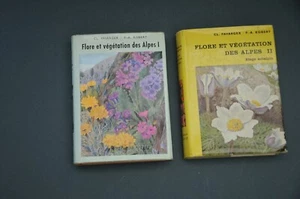 Botanique Alpes Flore et végétation des Alpes 1962 2 vol. complet Delachaux - Picture 1 of 11