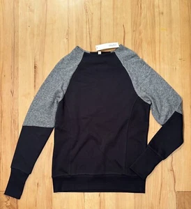 Neu Esprit Sports Sweatshirt Pullover Mit Daumenschlitz Gr. S, 38 Schwarz-Grau - Bild 1 von 2