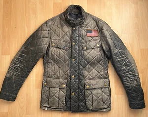 Original Barbour Mullholland Distressed Steve McQueen Collection Gr.S Jacke - Bild 1 von 24